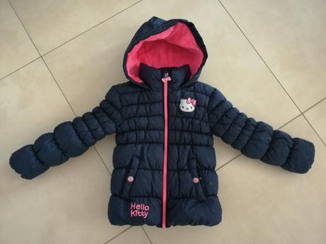 Dievčenská zimná bunda, hello kitty,110