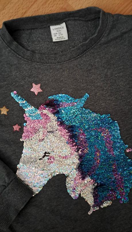 Mikina s flitrami, lindex,122