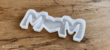 Silikónová forma - mom - 23 x 9 cm, 