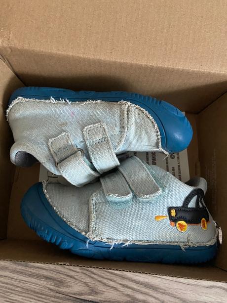 Barefoot plátenky d.d. step sky blue, d.d.step,23