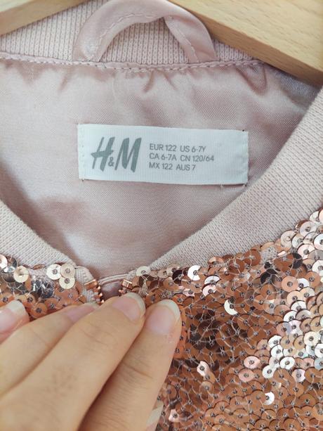 Zlata bomberka h&m 122, h&m,122