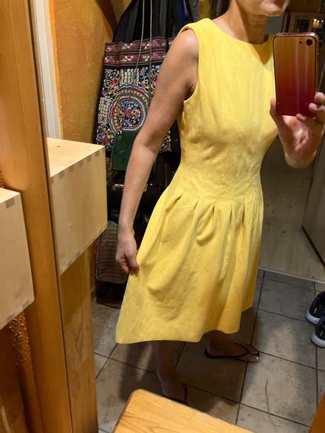 Žlté šaty, h&m,36