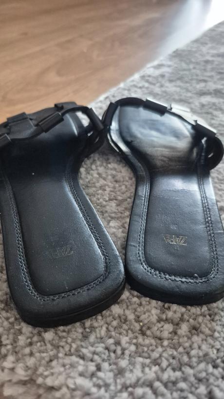 Kozene slapky zara, zara,38