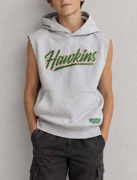 Mikina bez rukávov howkins stranger things 158/164, h&m,158