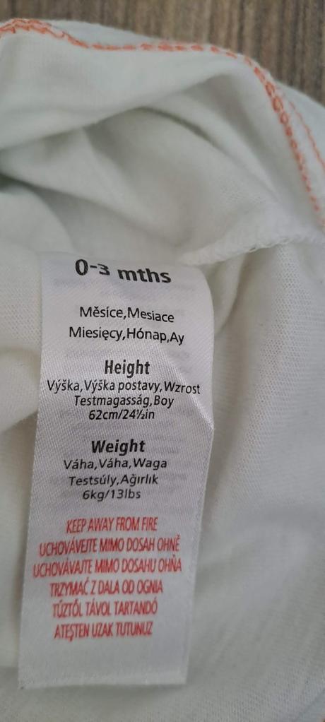 Letné pyžamo dino zn. f&f, veľ. 62/68, f&f,62