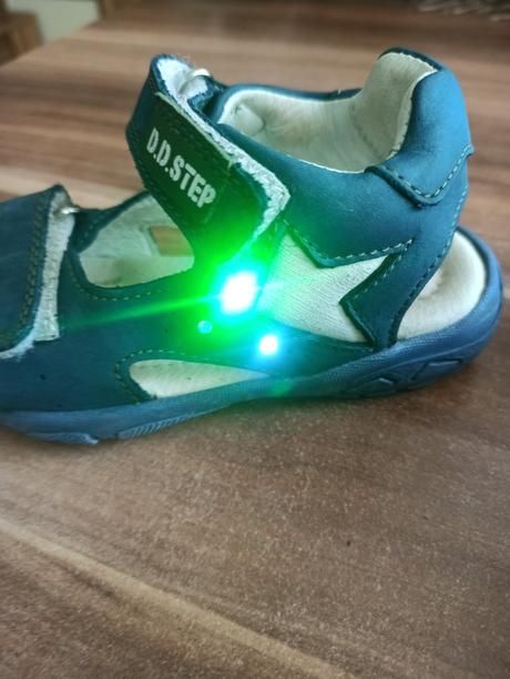 Sandále dd step 25 blikajúce, d.d.step,25