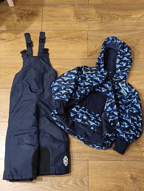 Zimná bunda+otepľovačky, lupilu,86