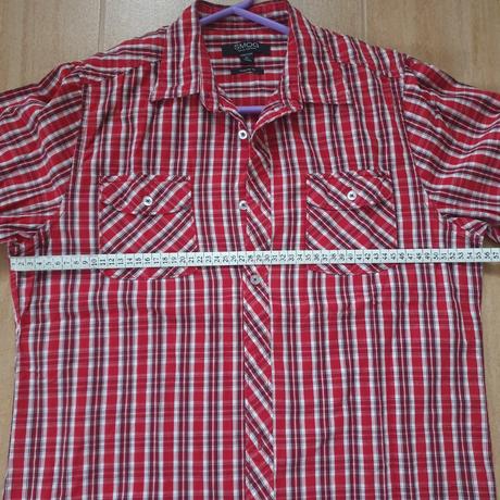 Košeľa pánska červená károvaná, m