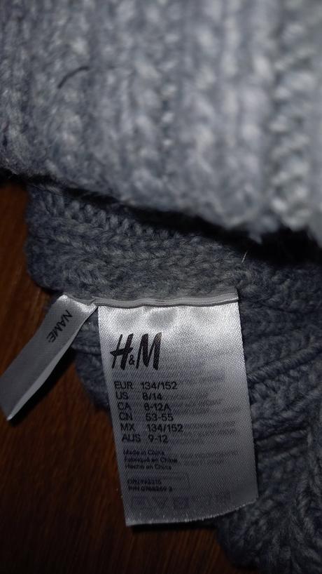 Zimne ciapky rozne, h&m,134