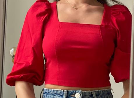 Cropped blúzka, xs, primark,xs