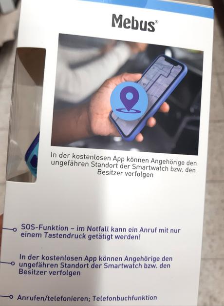 Inteligentné hodiny pre deti modré,