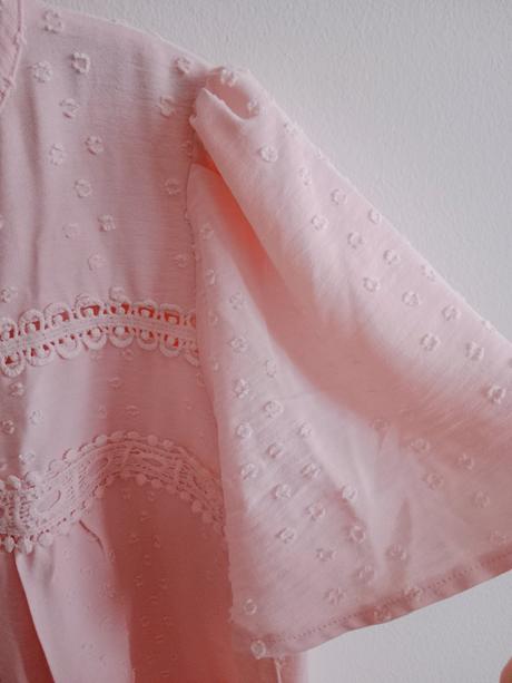 Jemná ružová blúzka, l