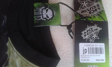 Motorkárske tričko, no fear,158