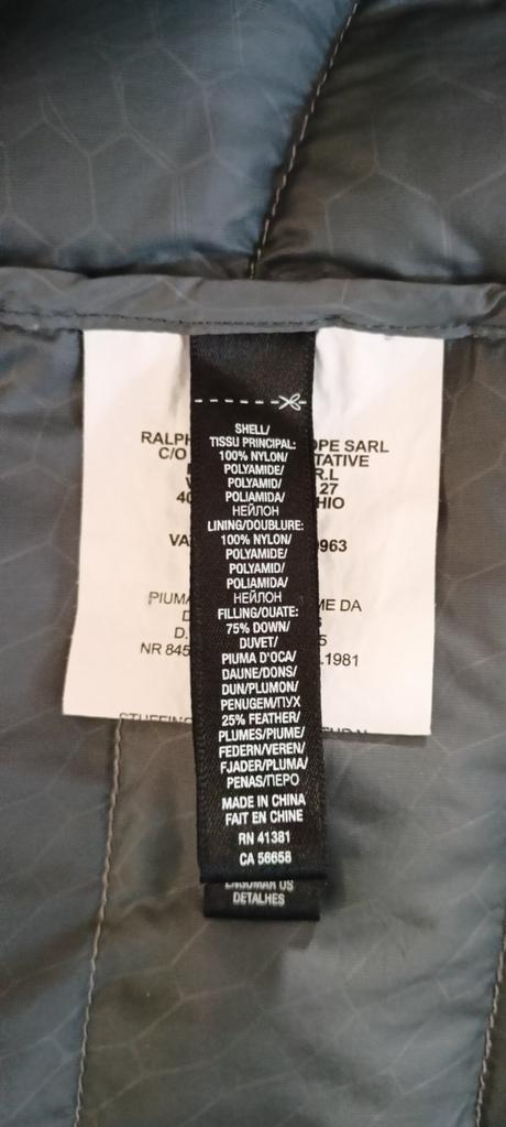 Páperová bunda ralph lauren "m", ralph lauren,m