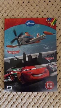 Vymaľovanka disney lietadlá autá,