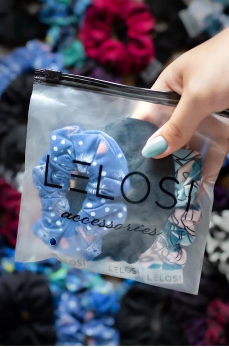 Lelosi šál/set gumičiek, 