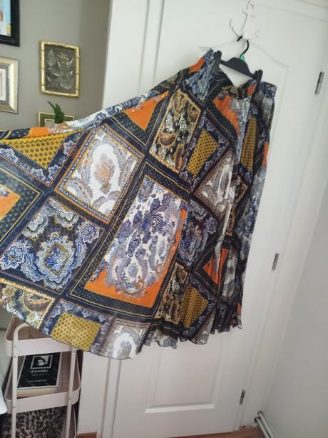 Extravagantná sukňa maxi, h&m,xl