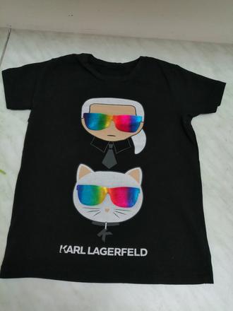 Tricko pre dievčatá karl lagerfeld vel. 104, 104