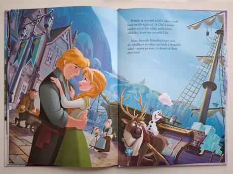 Kniha disney "ľadové kráľovstvo 1", 