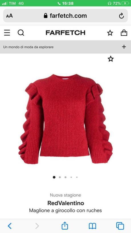 Valentino alpaka svetrik m, m