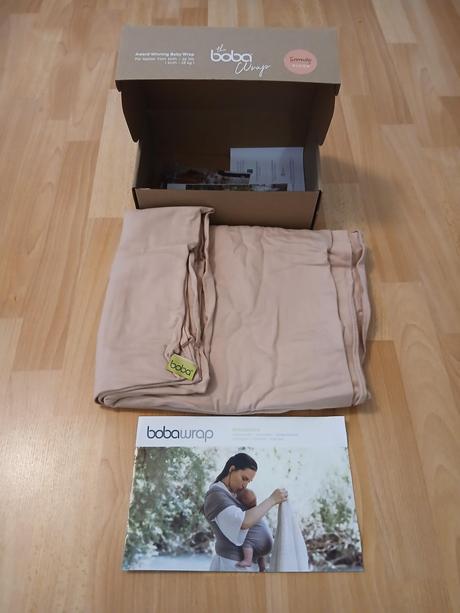 Šatka boba wrap bamboo bloom, svetloružová - nová, boba
