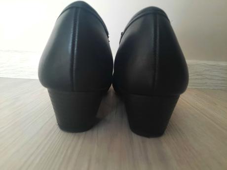 Kožené lodičky (vd 24,5 cm), deichmann,37