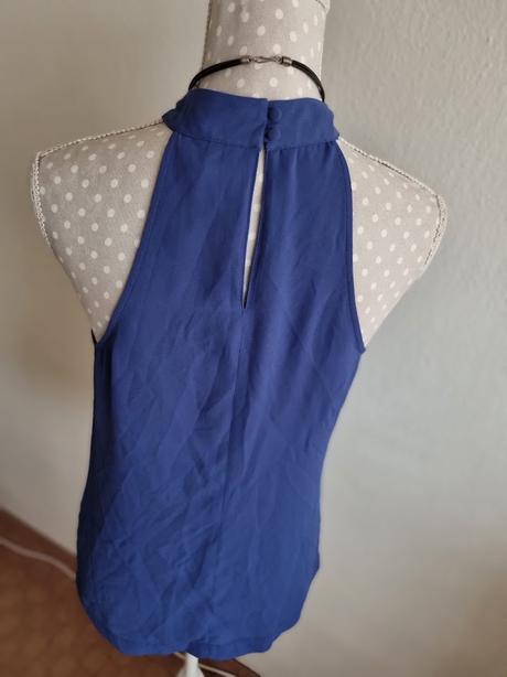 Padavý modrý top zebra veľ. 38, 38