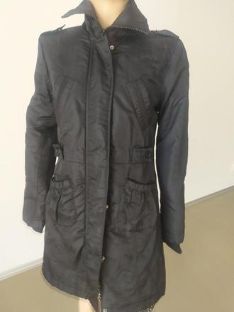 C296 bunda cierna predlzena s, s