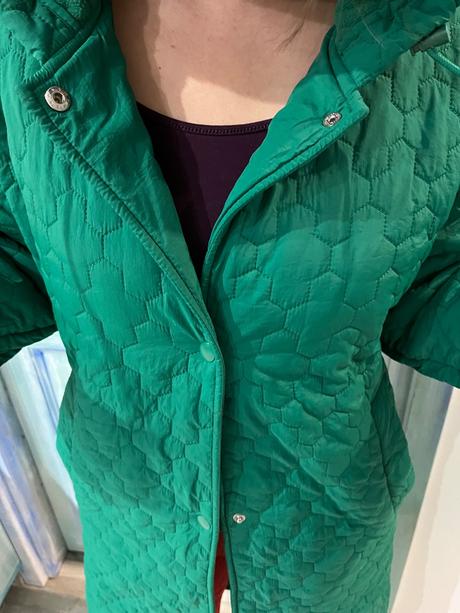 Zelená nepremokavá dlhá bunda next, next,s