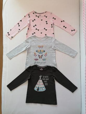 Tricka 98/104 dlhy rukav, lupilu,98