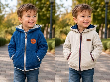 Zara chlapcenska obojstranna bunda 12-18m, zara,80