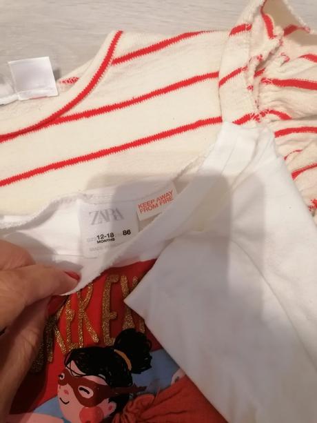2x tričká zara č. 86, zara,86