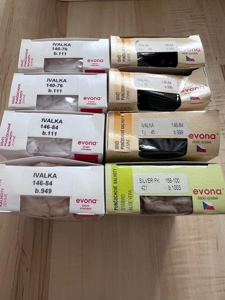 Dievčenské silonky mix veľ.140/146/158, evona,140 / 146 / 158