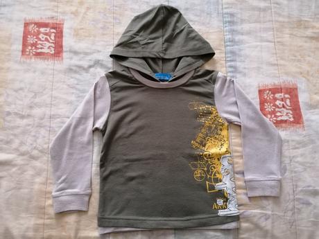 Chlapčenské tričko s dlhým rukávom na 2 roky, lucky lax,98