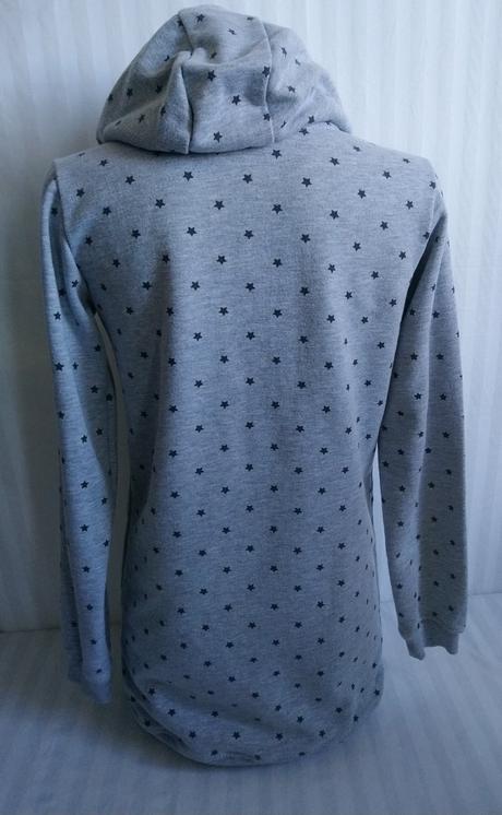 Dievčenská predĺžená sivá mikina s kapucňou, y.f.k, 164