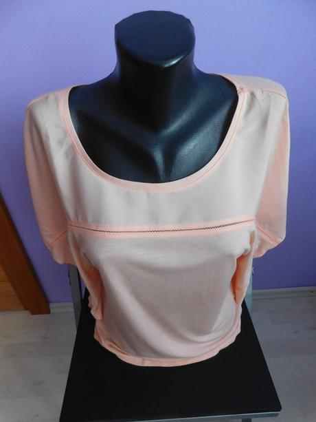 Krátky top  uni, h&m,s