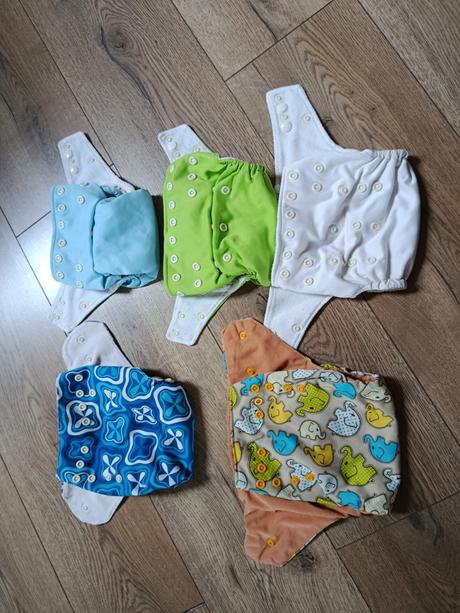 Látkové plienky kapsovky, 7 kg - 18 kg