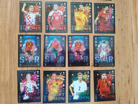 Euro 2024 kartičky topps match attax - tin limited, 