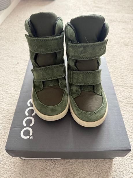 Kožené zimné topanky, ecco,28