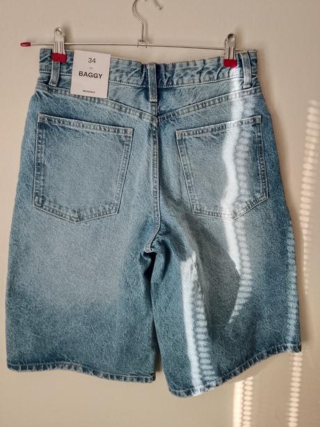 Chlapčenské baggy šortky, bershka,34