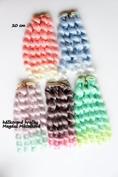 Vlasy pre handmade tvorbu,