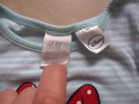 Tričko h&m-disney, h&m,74