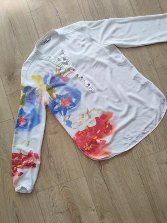 Ľahká bavlnená blúzka desigual, veľ. s, desigual,s