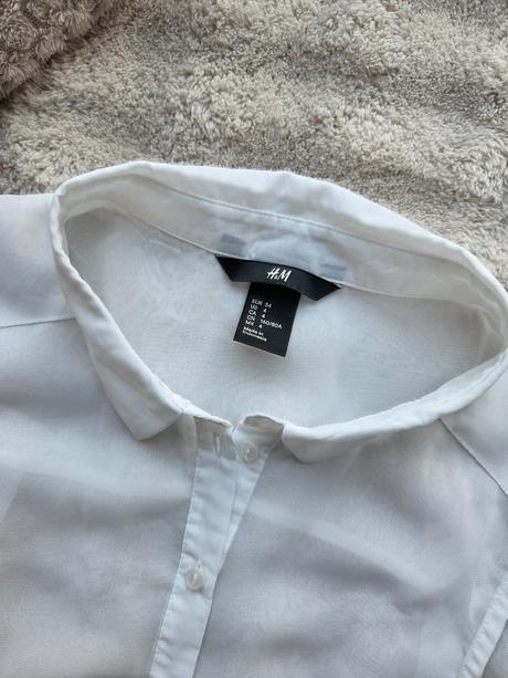 Priesvitná blúzka, h&m,xs