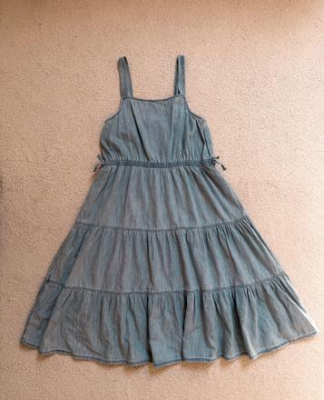 Riflove saty na ramienka - 158/164 - top stav, gap,158