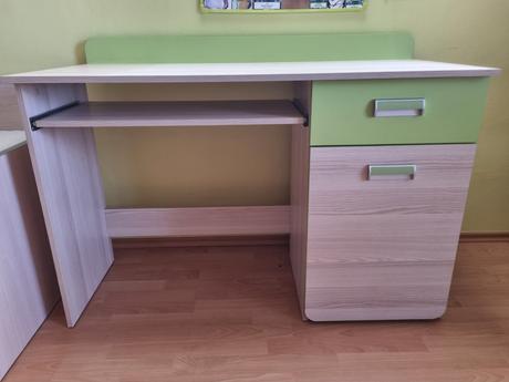Detská nábytková zostava - posteľ s písacím stolom, šírka (cm): 80,dĺžka (cm): 190