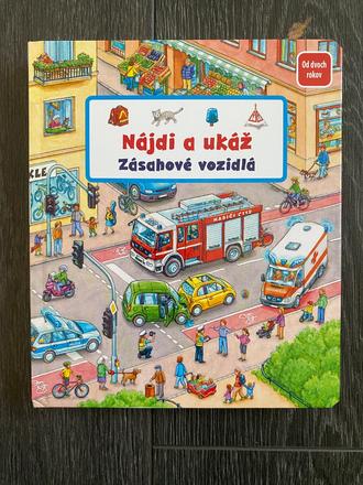 Knižka-nájdi a ukáž zásahové vozidlá,