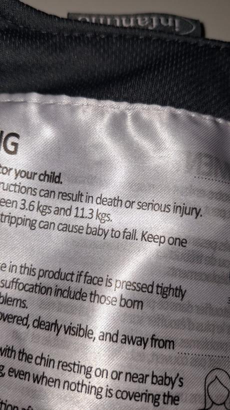 Šatka/nosic, infantino