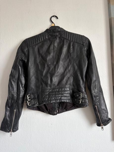 Kozena koza trendy bunda m motorkarsky styl, m