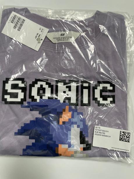 Sonic tričko, h&m,146 / 152